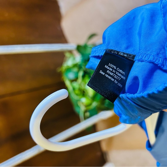 💜4for$20💜 Simply Vera Vera Wang Blue Boxy Button Down Shirt - Picture 5 of 5